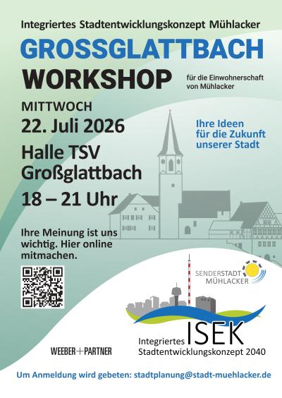 Plakat Workshop Grossglattbach