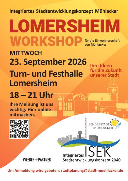Plakat Workshop Lomersheim